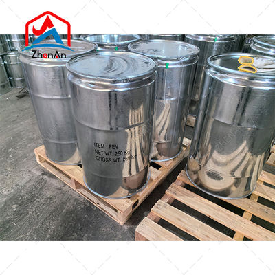 Srebrna bryła żelazowanadu do wytapiania, konkurencyjna cena 10-50mm żelazowanad wanadowe żelazo