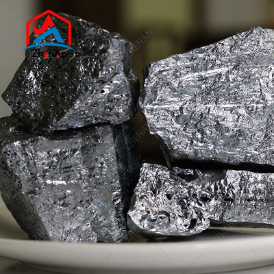 Sprzedaż bezpośrednia z fabryki Metal krzemowy Ferrosilikon 97 553 441 2202 3303 Metal krzemowy 10-100 cm