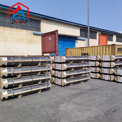 Dia 75mm-700mm L1800-2700mm UHP HP RP Elektrodo De Grafito Elektrodę grafitową z 4tpi