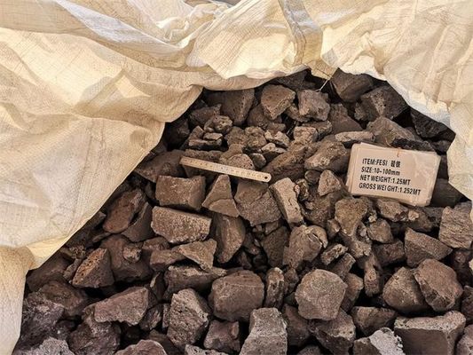 Surowiec o wysokiej czystości Żelazokrzemowe bryłki Fesi 75 Produkcja stali